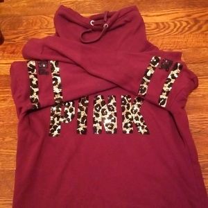 Pink Victoria secret pull over
